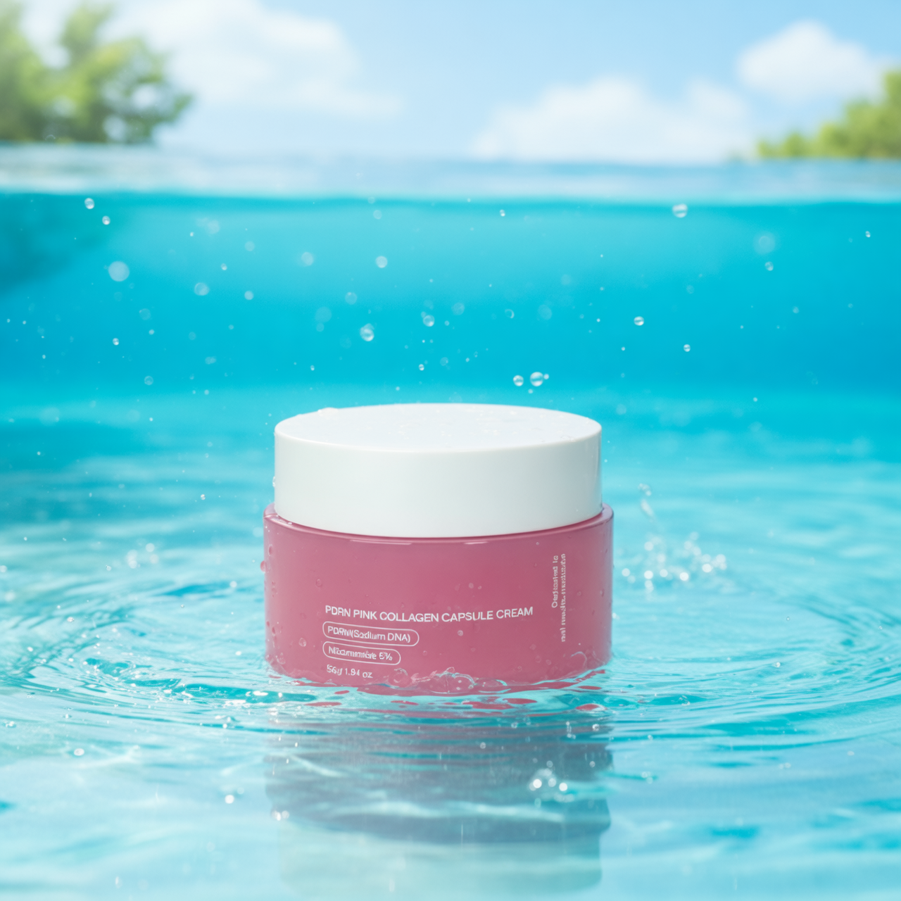 Pink Repair Glow Cream – Korean PDRN Collagen Capsules